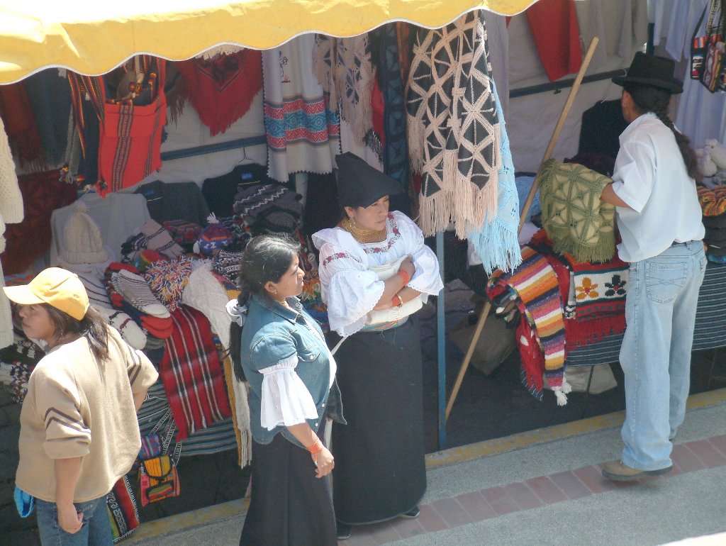 03-Locals on the market in Otavalo.jpg - Locals on the market in Otavalo